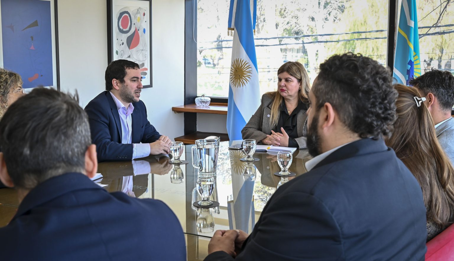 El encuentro fue realizado en la Sala de Acuerdos del STJ