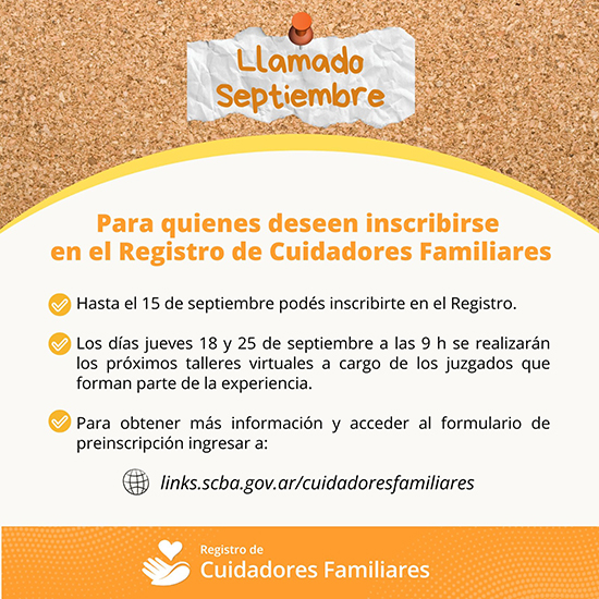 Registro de Cuidadores Familiares