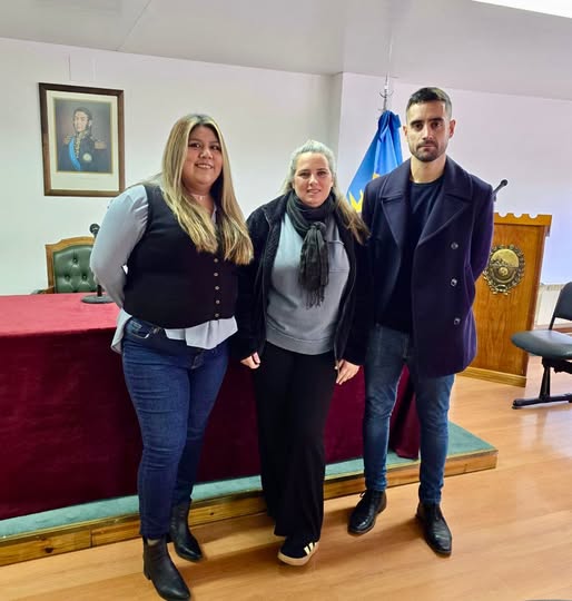 Claudia Sarapura, Julio Alfieri y Yanina Bugallo