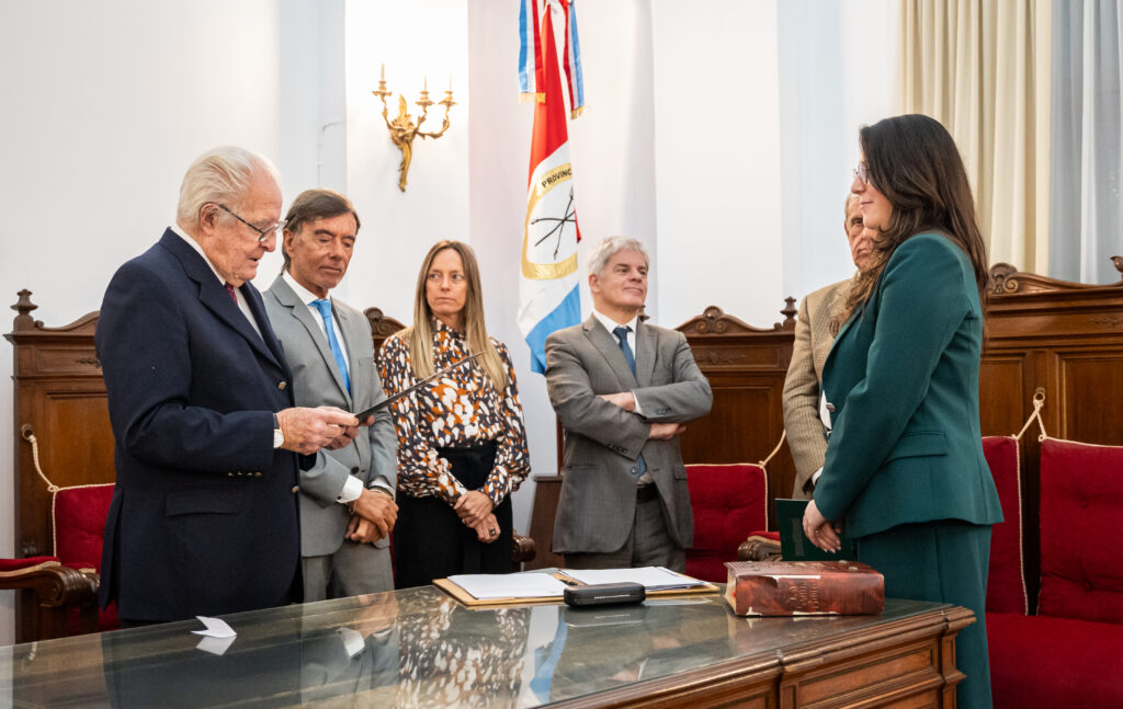 Eduardo Spuler presidió la ceremonia como ministro Decano