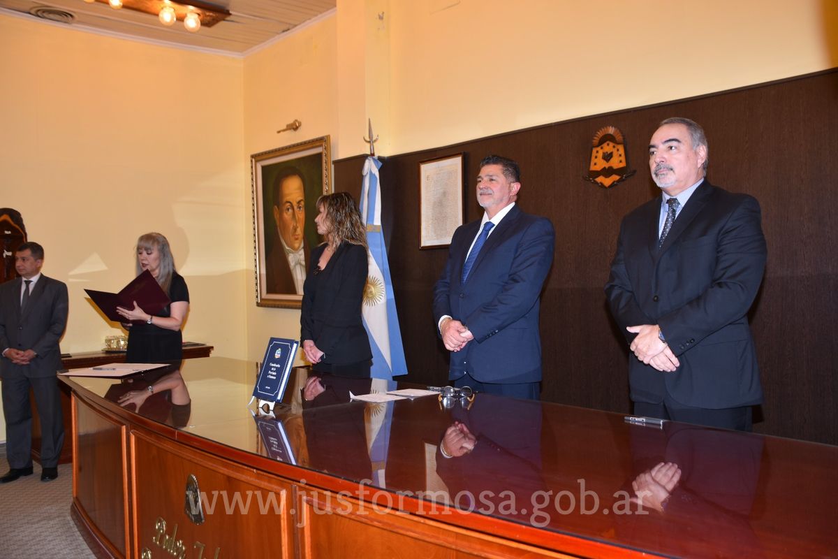 El acto fue realizado en el salón “Juan José Paso”