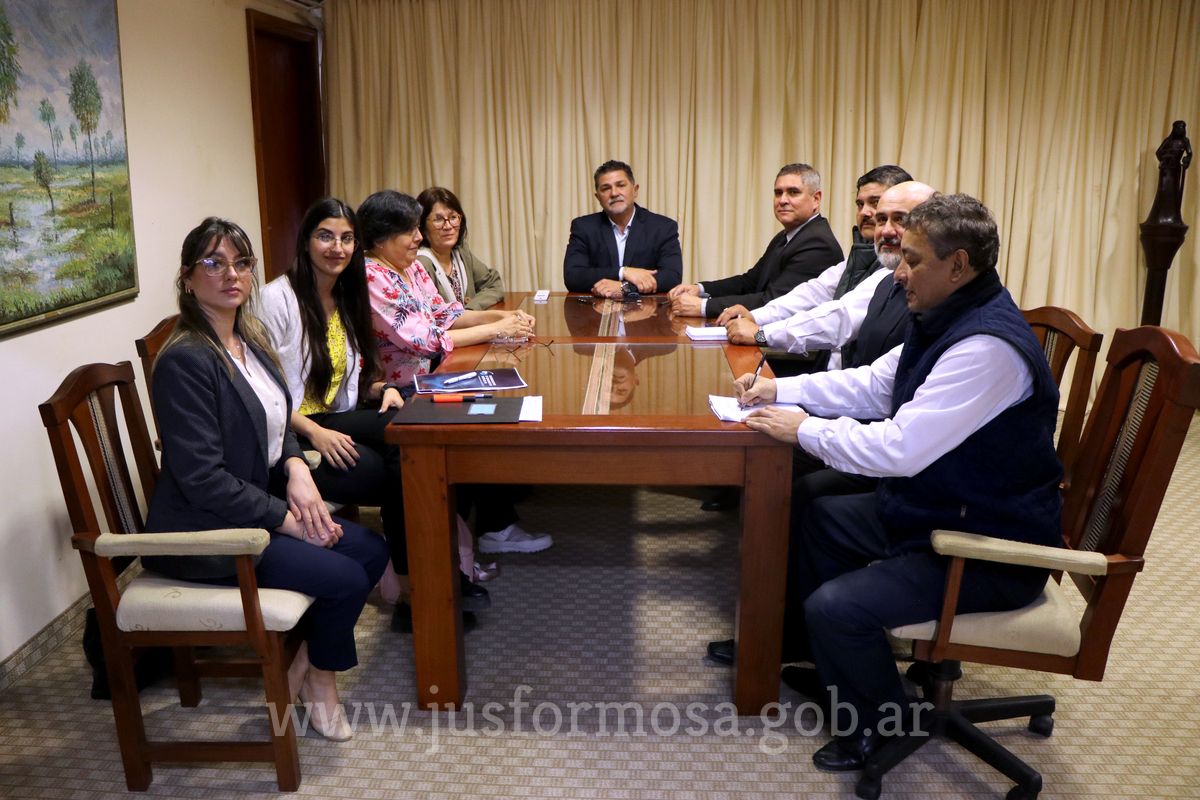 El encuentro estuvo presidido por el titular del STJ, Guillermo Horacio Alucín