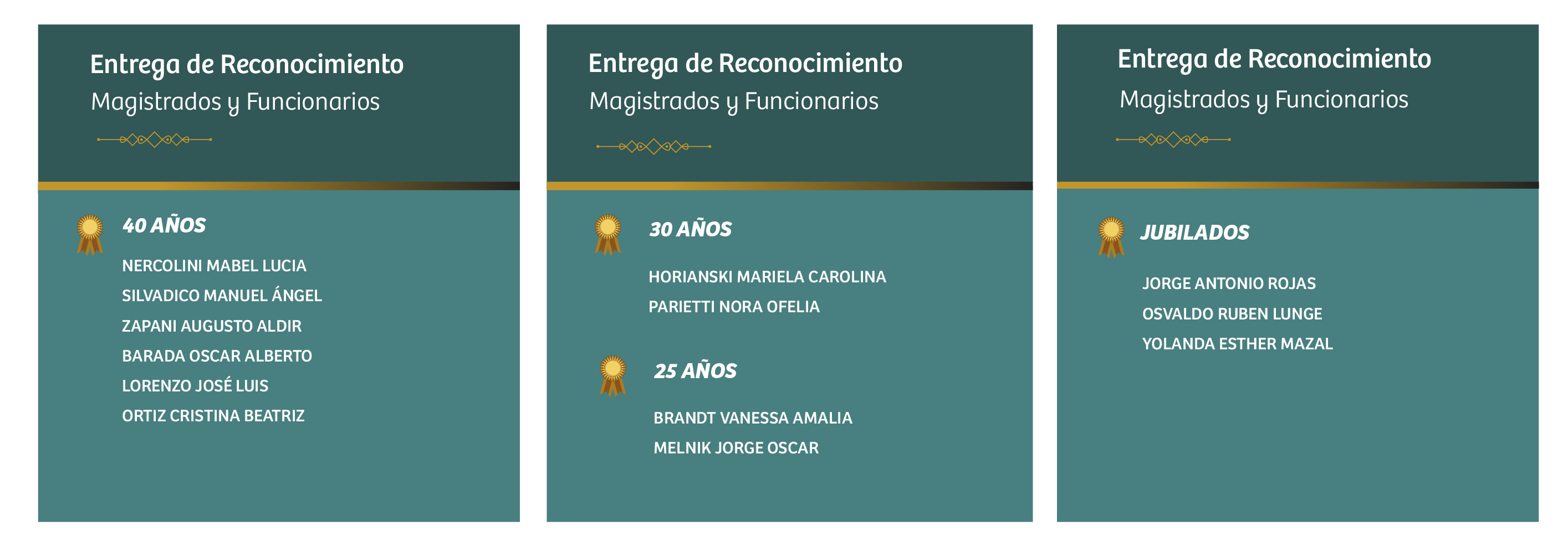 Entrega de reconocimiento