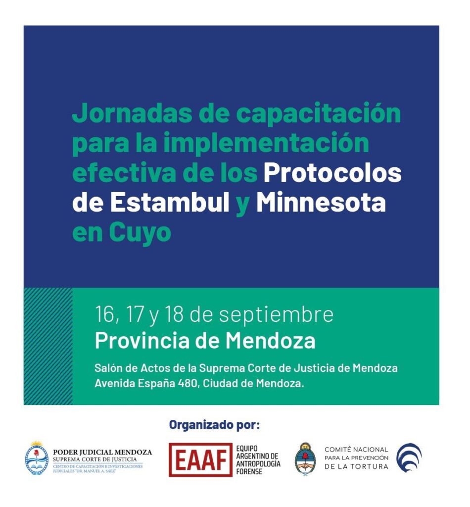 Capacitación sobre los Protocolos de Estambul y Minnesota