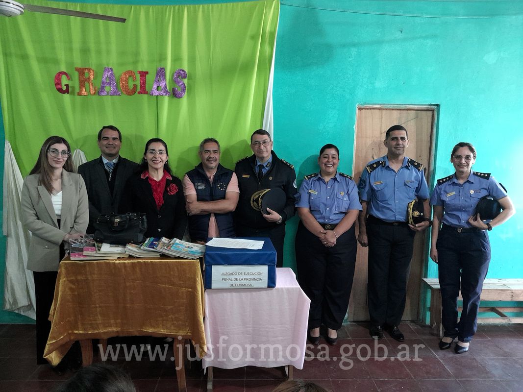  Acto en la Unidad Penitenciaria Provincial N° 2 (Anexo Mujeres)