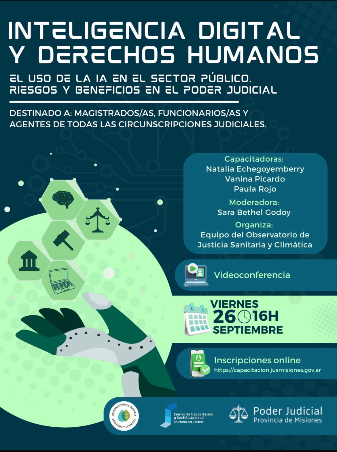 Se llevará a cabo por videoconferencia a través de Zoom a las 16 horas
