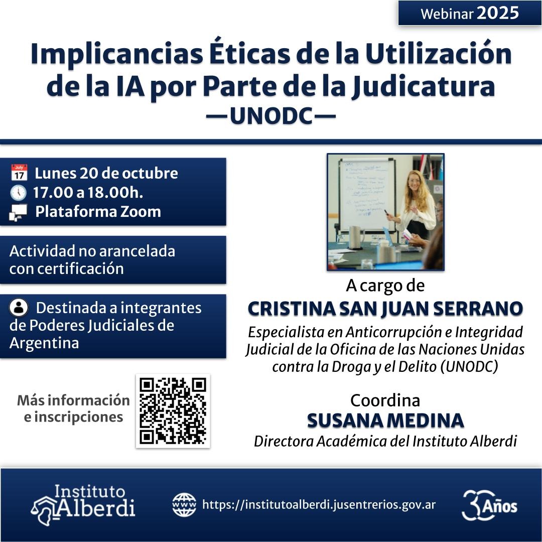 Estará a cargo de Cristina San juan Serrano