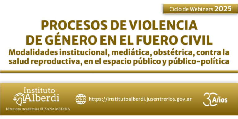 Está organizado por el Instituto “Dr. Juan Bautista Alberdi”