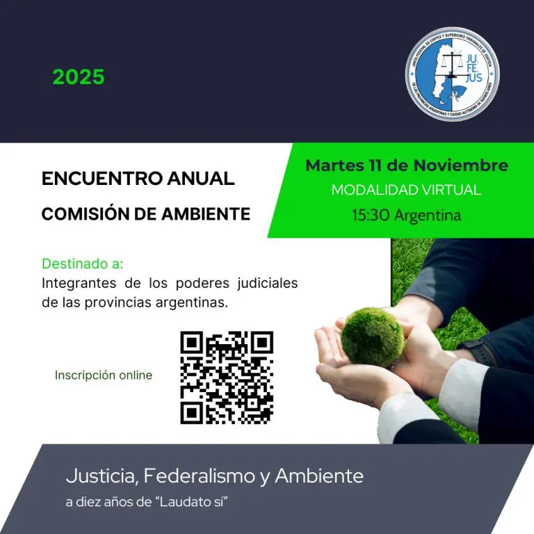 Está dirigido a integrantes de los poderes judiciales de las provincias