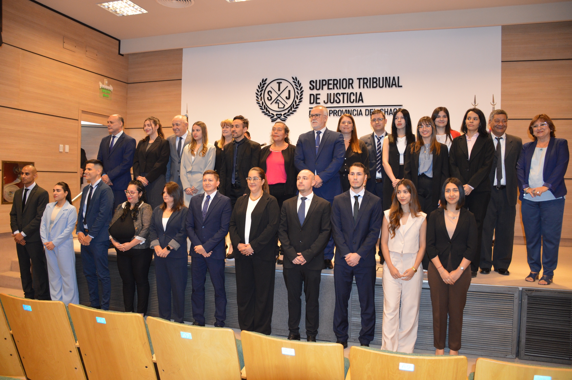 El acto se realizó en el Salón Auditorio del STJ