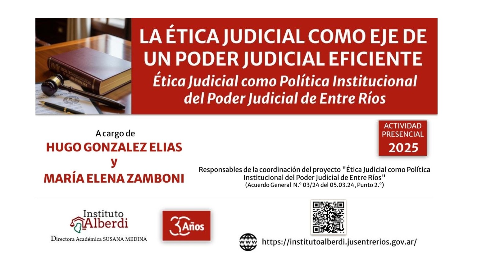 Estará a cargo de Hugo Gonzalez Elías y María Elena Zamboni