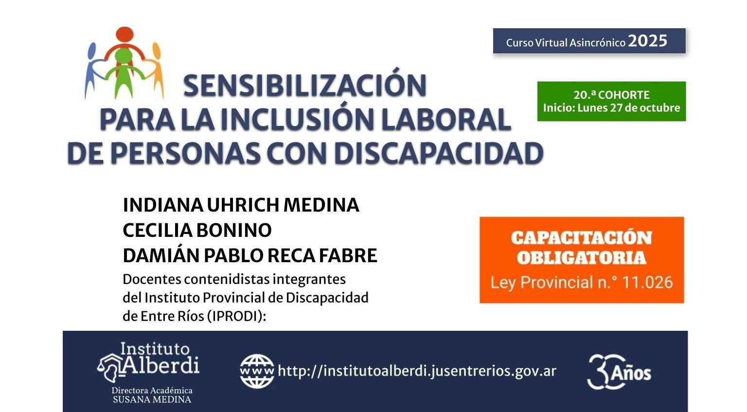 Comenzará el 27 de octubre