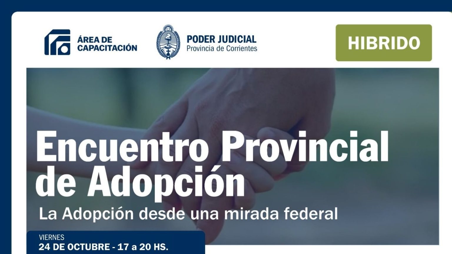 Será el viernes 24 de octubre