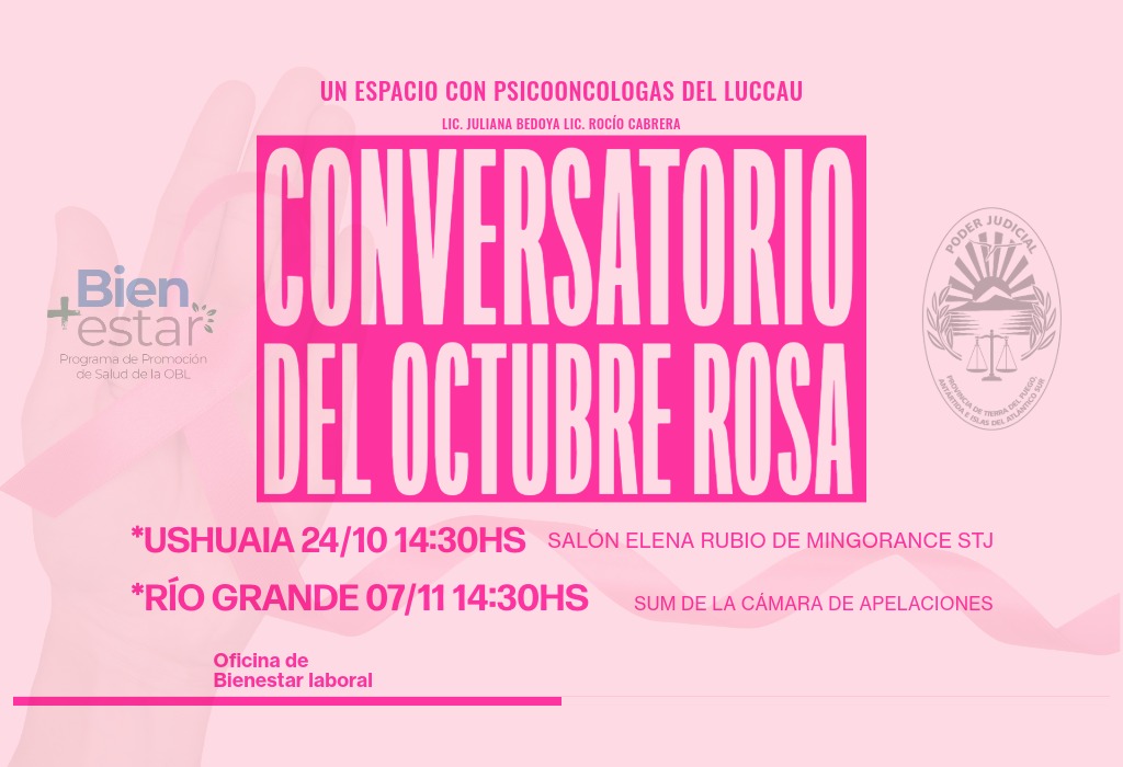 El conversatorio contará con la participación de Psicooncólogas del LUCCAU