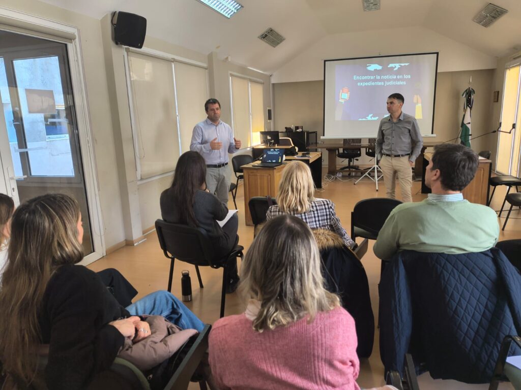 Se buscó desarrollar habilidades en la construcción de noticias judiciales