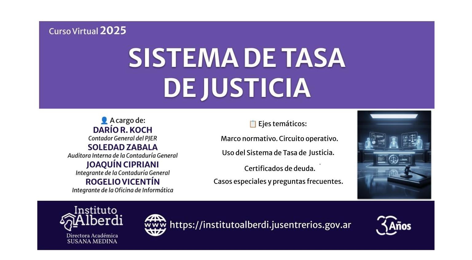 Será asincrónico y con una evaluación final