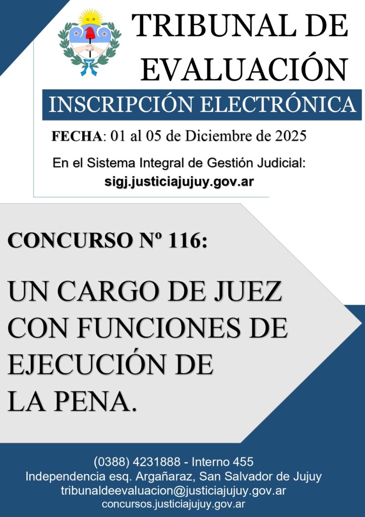 Concurso n° 116
