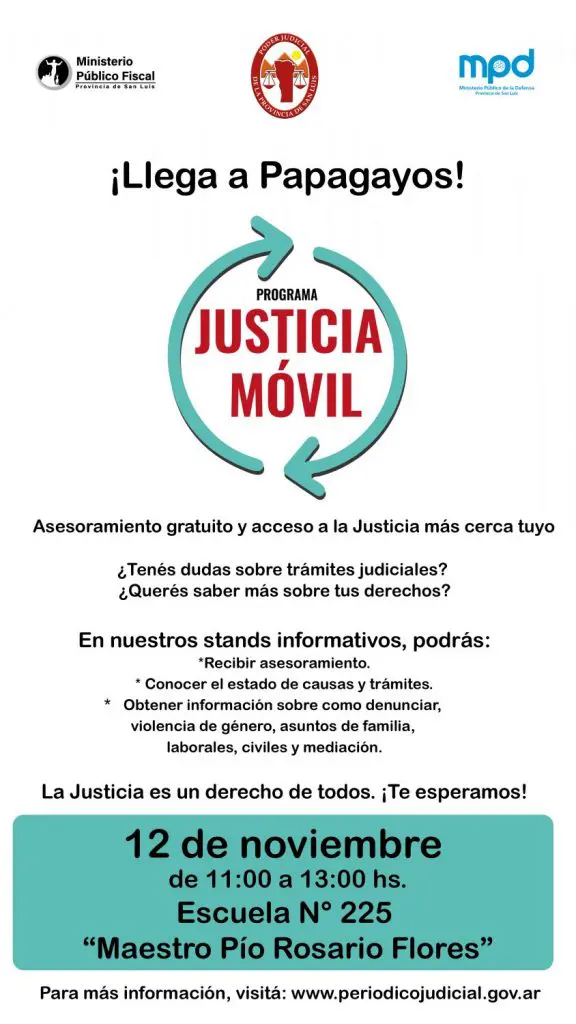 Se desarrollará desde las 11:00 hasta las 13:00 hs.