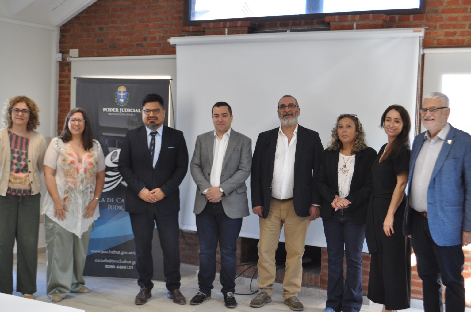 La actividad se realizó en la Escuela de Capacitación Judicial