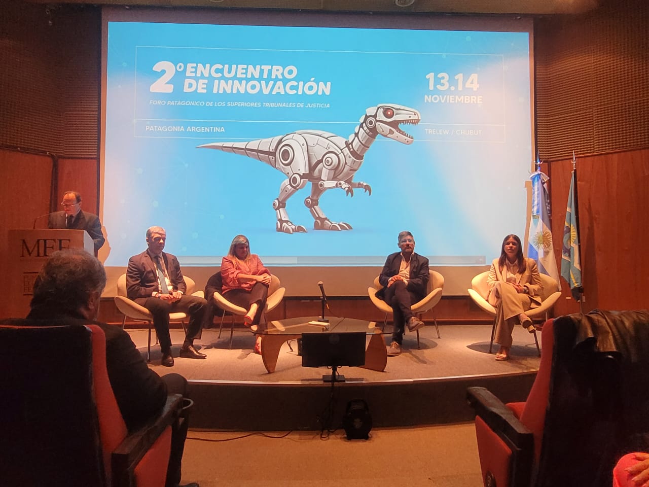 Se desarrolla en el Museo Paleontológico “Egidio Feruglio” (MEF) de Trelew