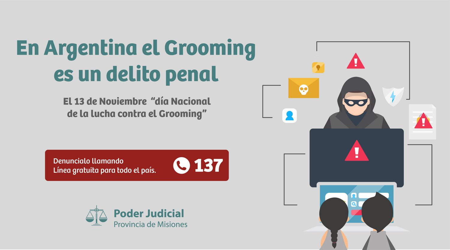 Denunciá llamando al 137