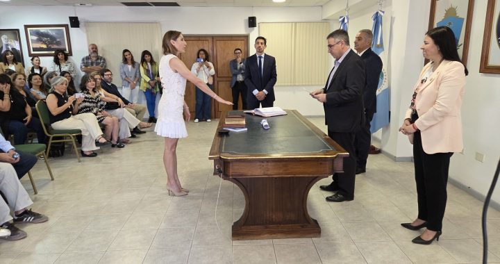 Acto de juramento de María Luisa Ponchiardi
