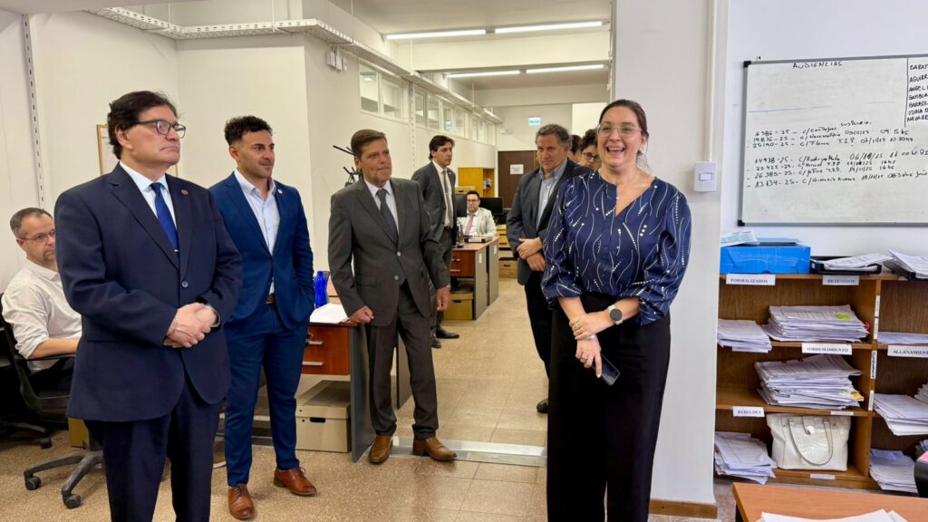 La Corte de Justicia recorrió la obra ubicada en el Edificio 25 de Mayo