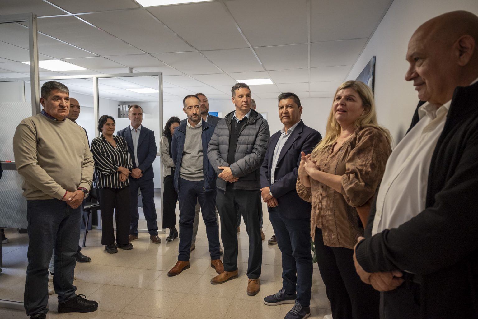 Banfi en el Juzgado de Paz de Gastre