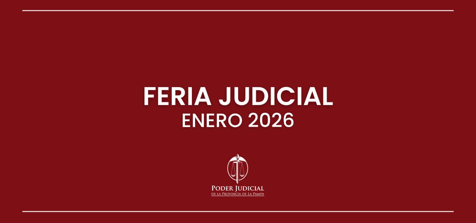 Autoridades feria judicial enero 2026