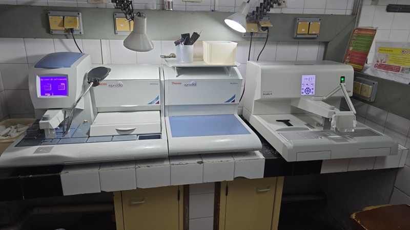 Laboratorio de anatomía patológica de la Morgue Judicial