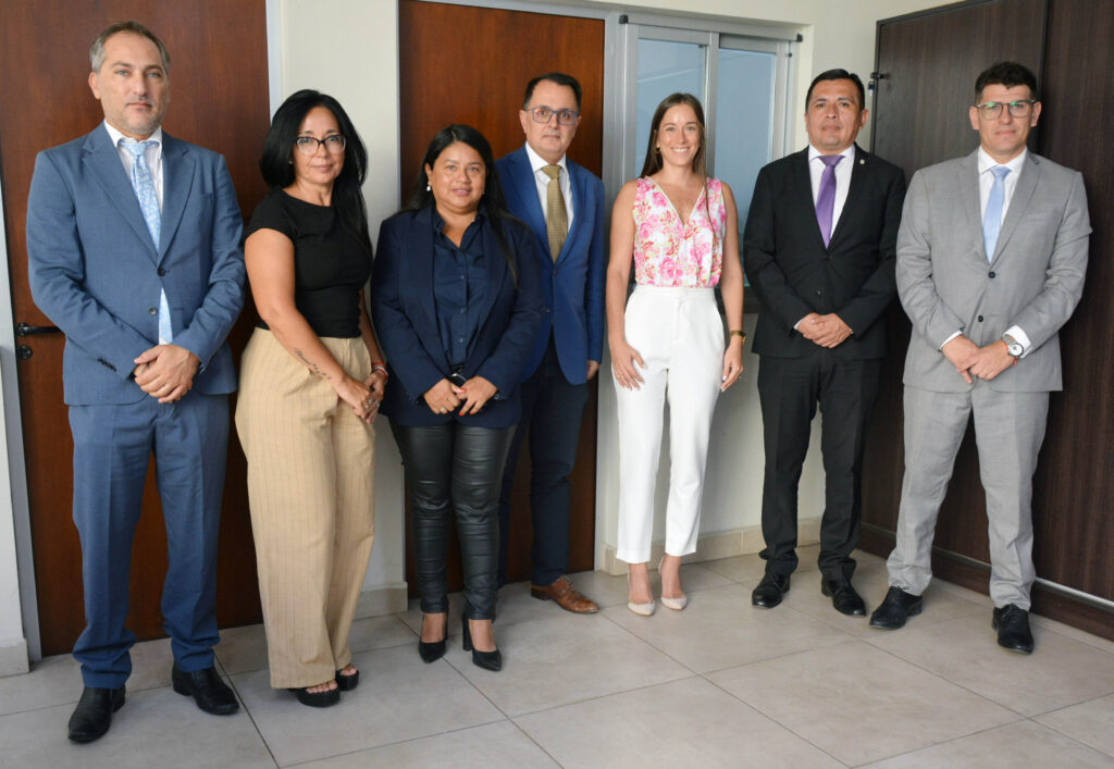 Visita institucional  al centro judicial de Perico