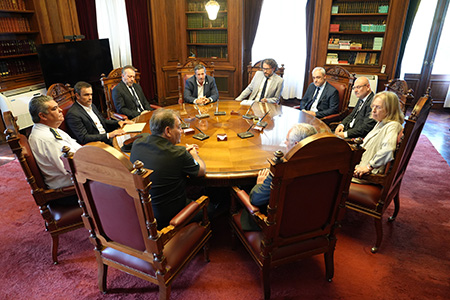 El acto de firmas se realizó en el Salón de Acuerdos de la SCBA