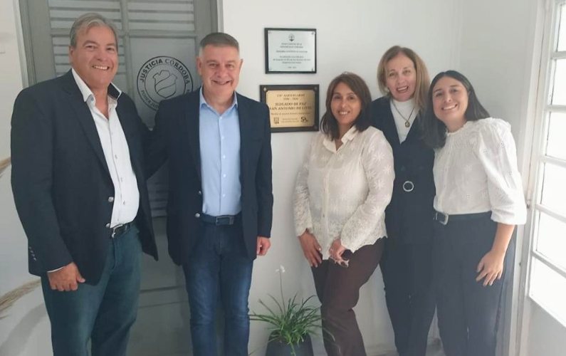 Acto por los 130 años del Juzgado de Paz de San Antonio de Litín