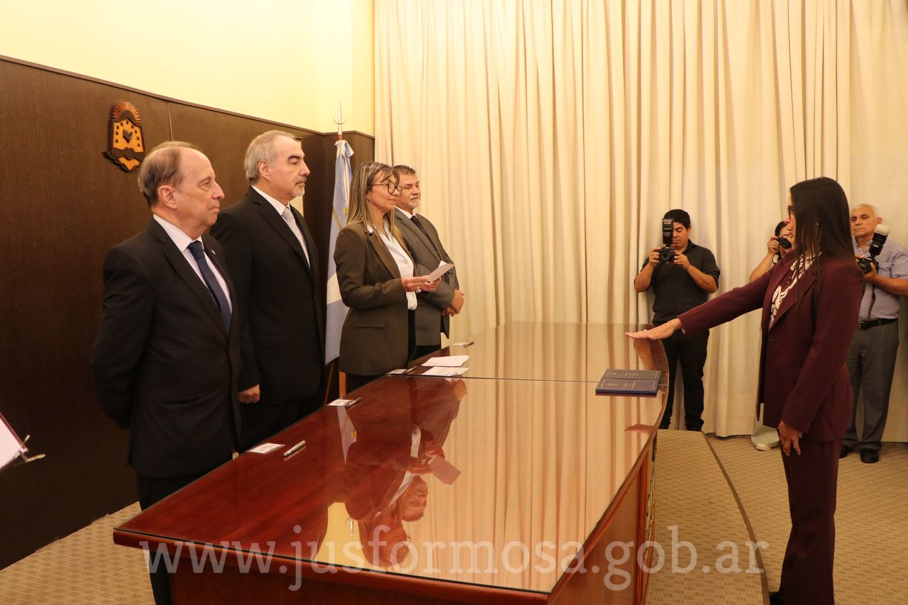 La ceremonia tuvo lugar en el salón “Juan José Paso” del STJ