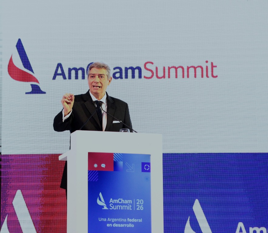 Horacio Rosatti participó en la edición 2026 del AmCham Summit