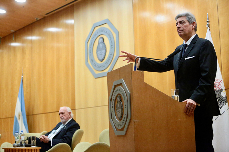Horacio Rosatti en el Primer Encuentro Nacional de la Abogacía