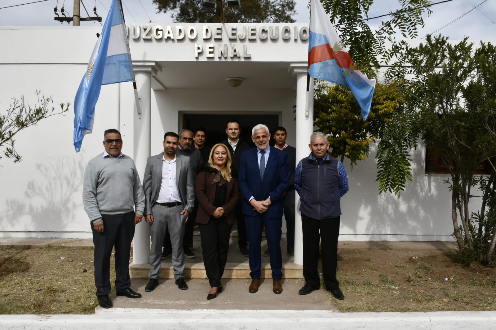 Visita al edificio del Juzgado de Ejecución Penal