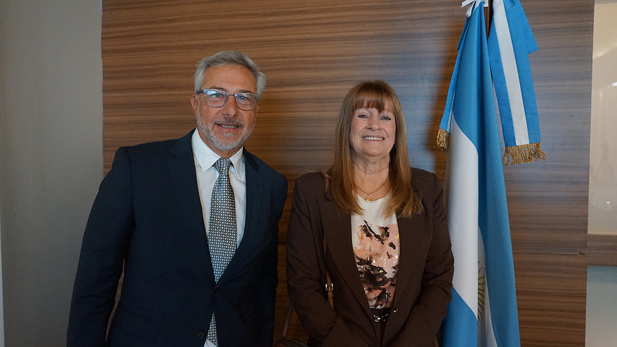 Fabián Vittar y Emilia María Valle