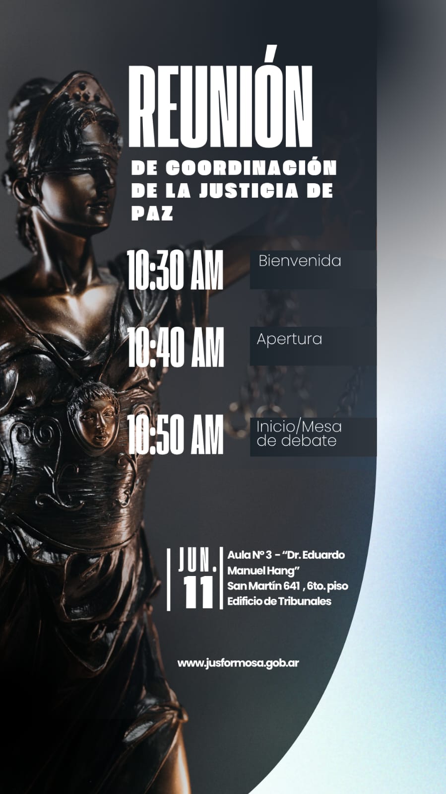 Reunión de coordinación de la justicia de paz