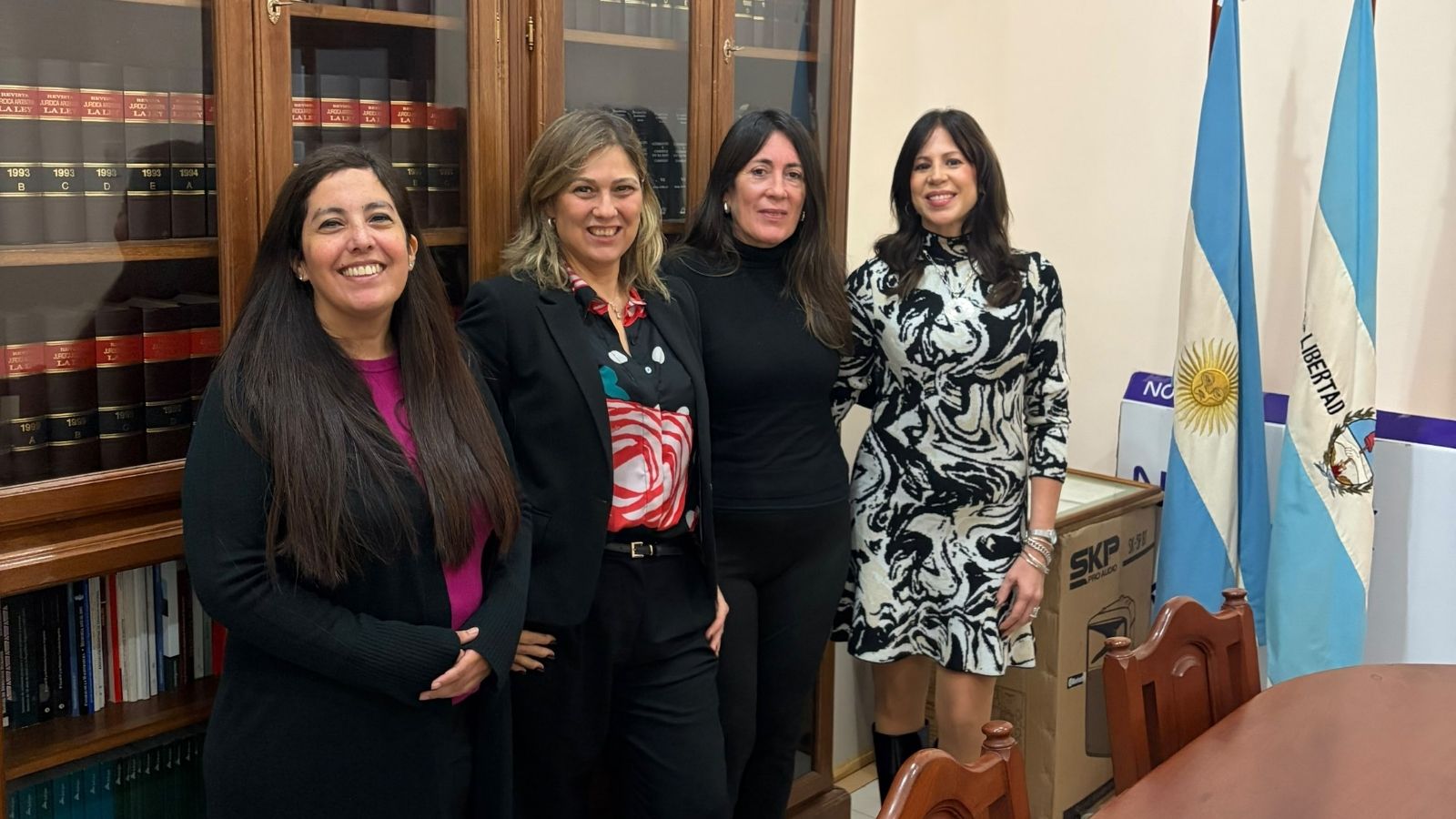 Silvina Racigh, María Gabriela Dadone, Verónica Vergez Echegaray y Diana Esmay