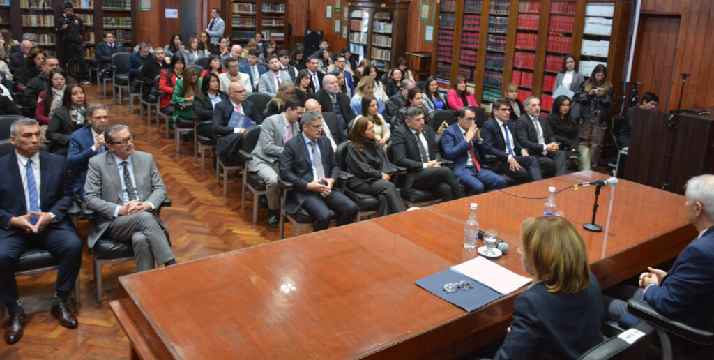 Se desarrollan en el Salón Vélez Sarsfield del Poder Judicial de Jujuy.