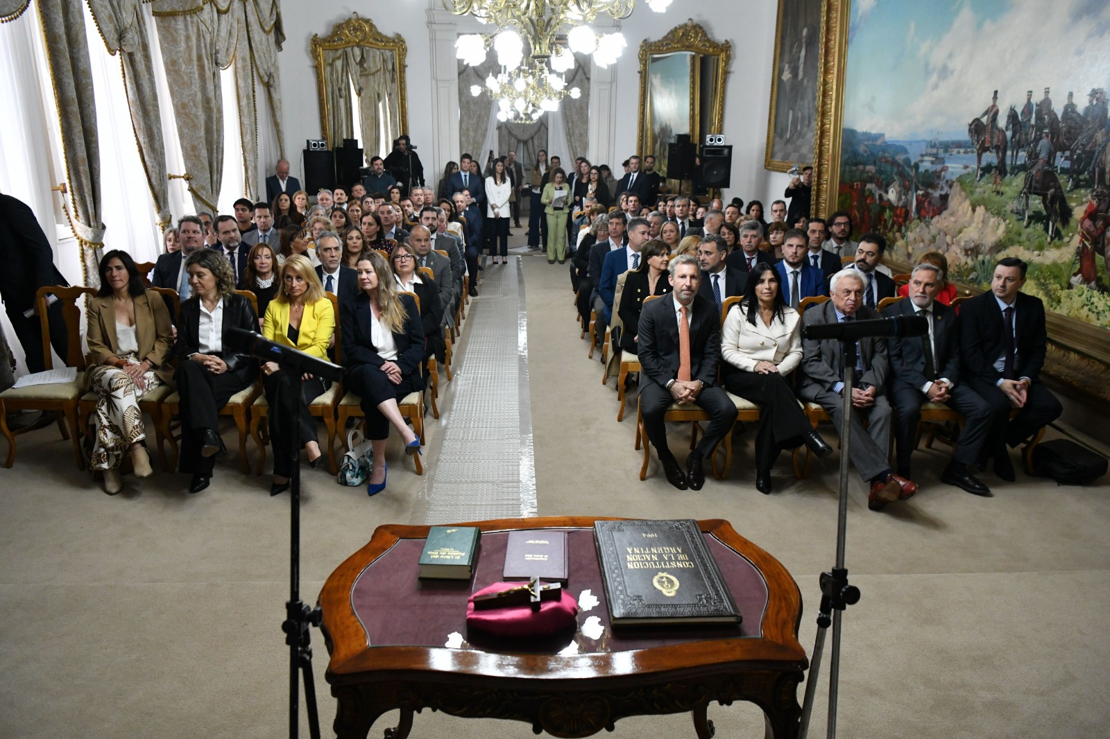 La ceremonia, fue realizada en Casa de Gobierno