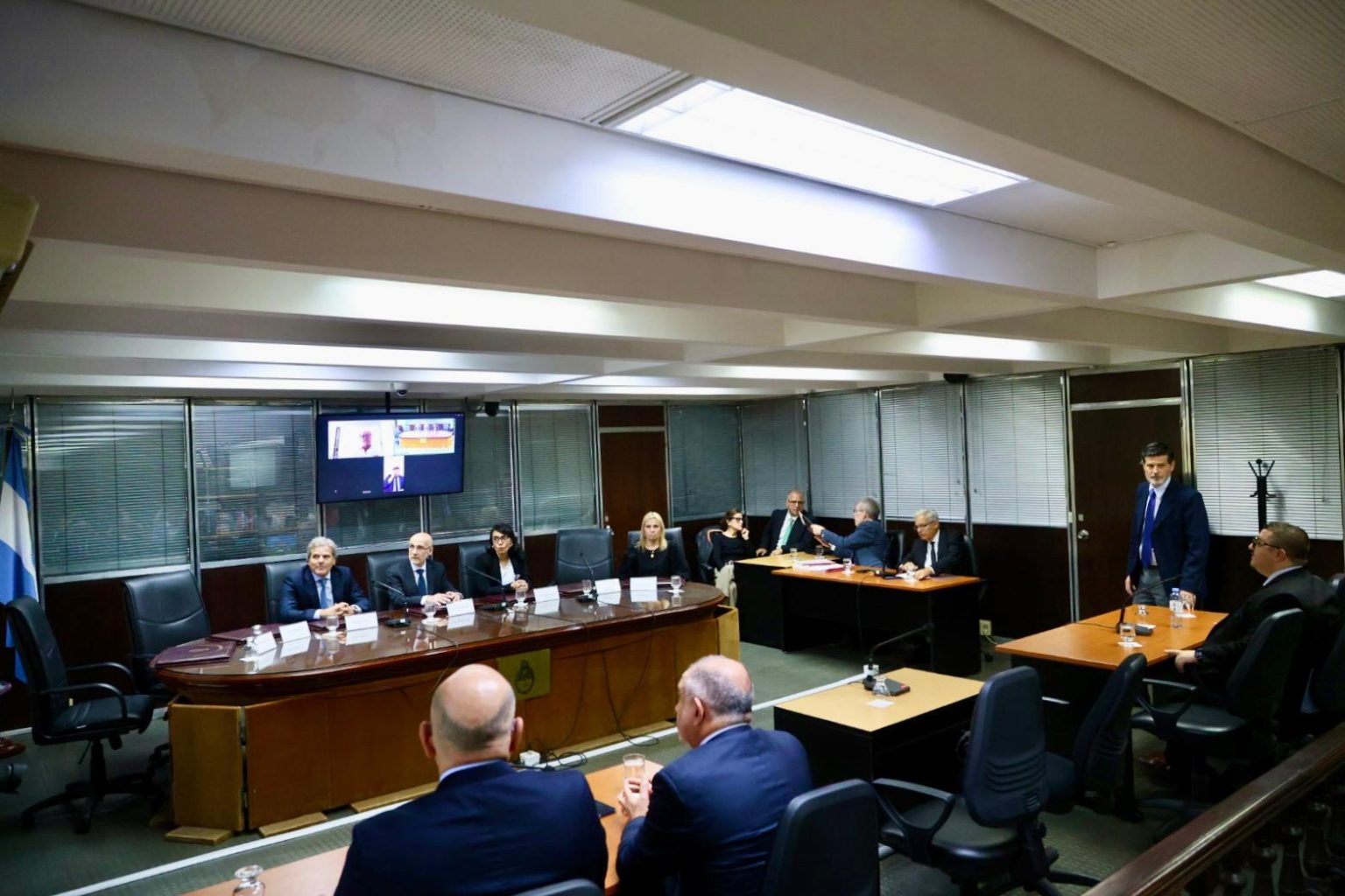 La lectura de la sentencia tuvo lugar en la Sala de audiencias 