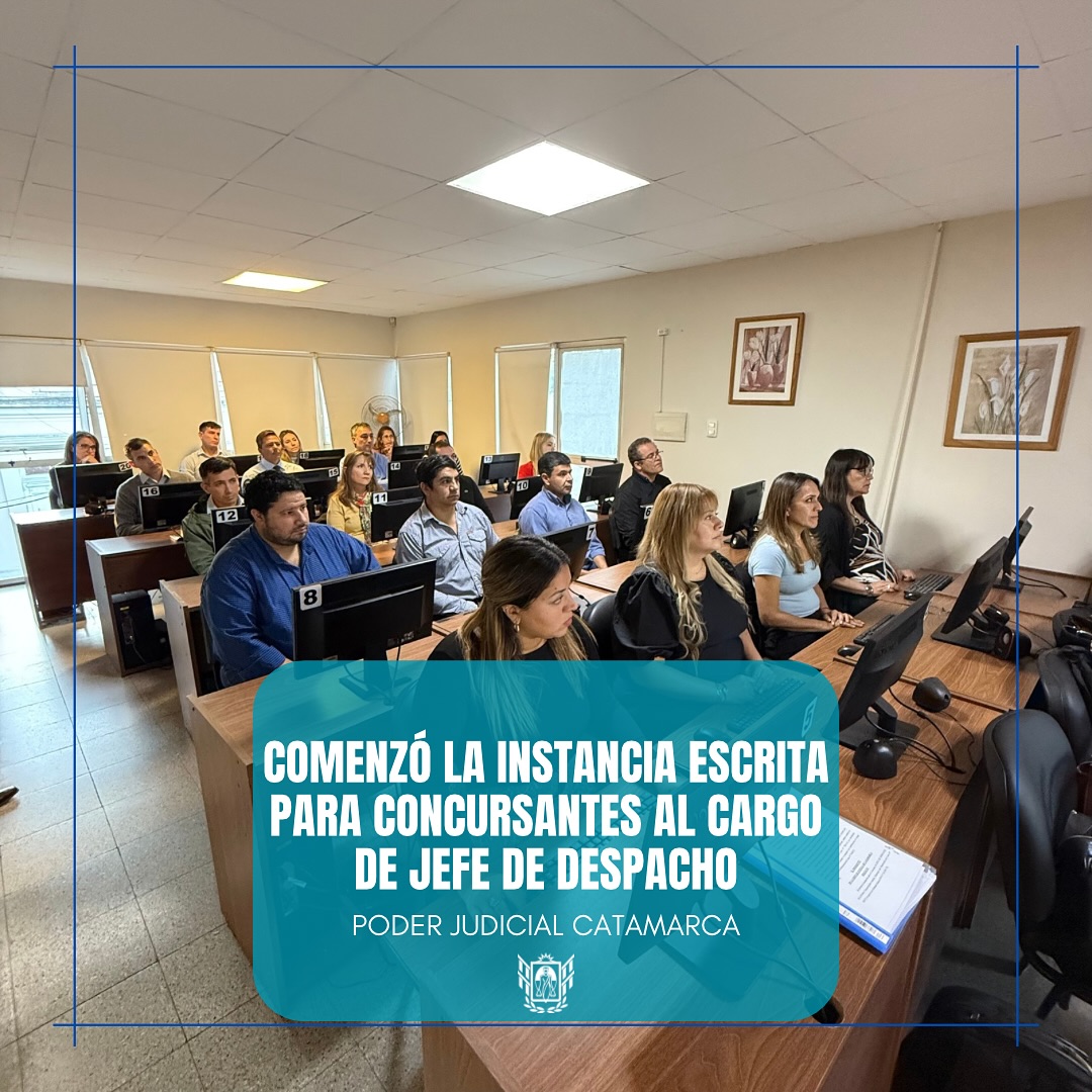 Se dio inicio a la instancia escrita para el fuero civil y comercial