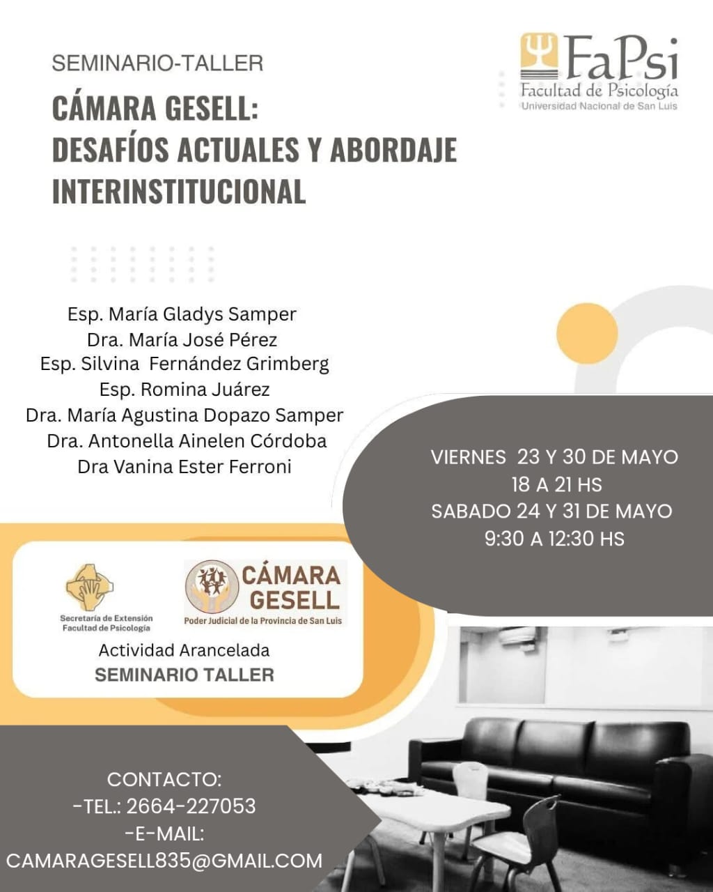 “Cámara Gesell: desafíos actuales y abordaje interinstitucional”