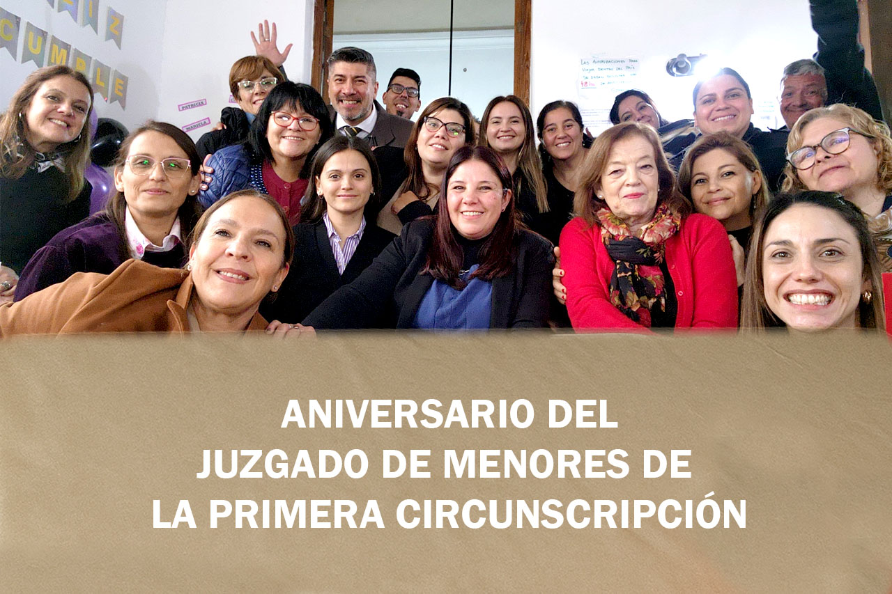 Aniversario del juzgado de menores