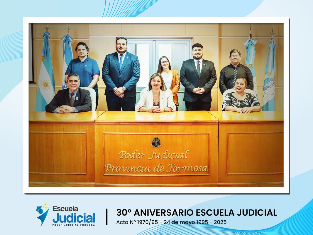 30° aniversario de la Escuela judicial