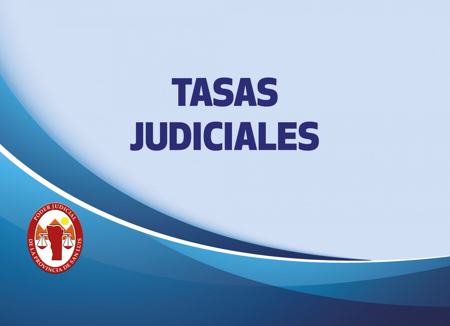 Tasas judiciales