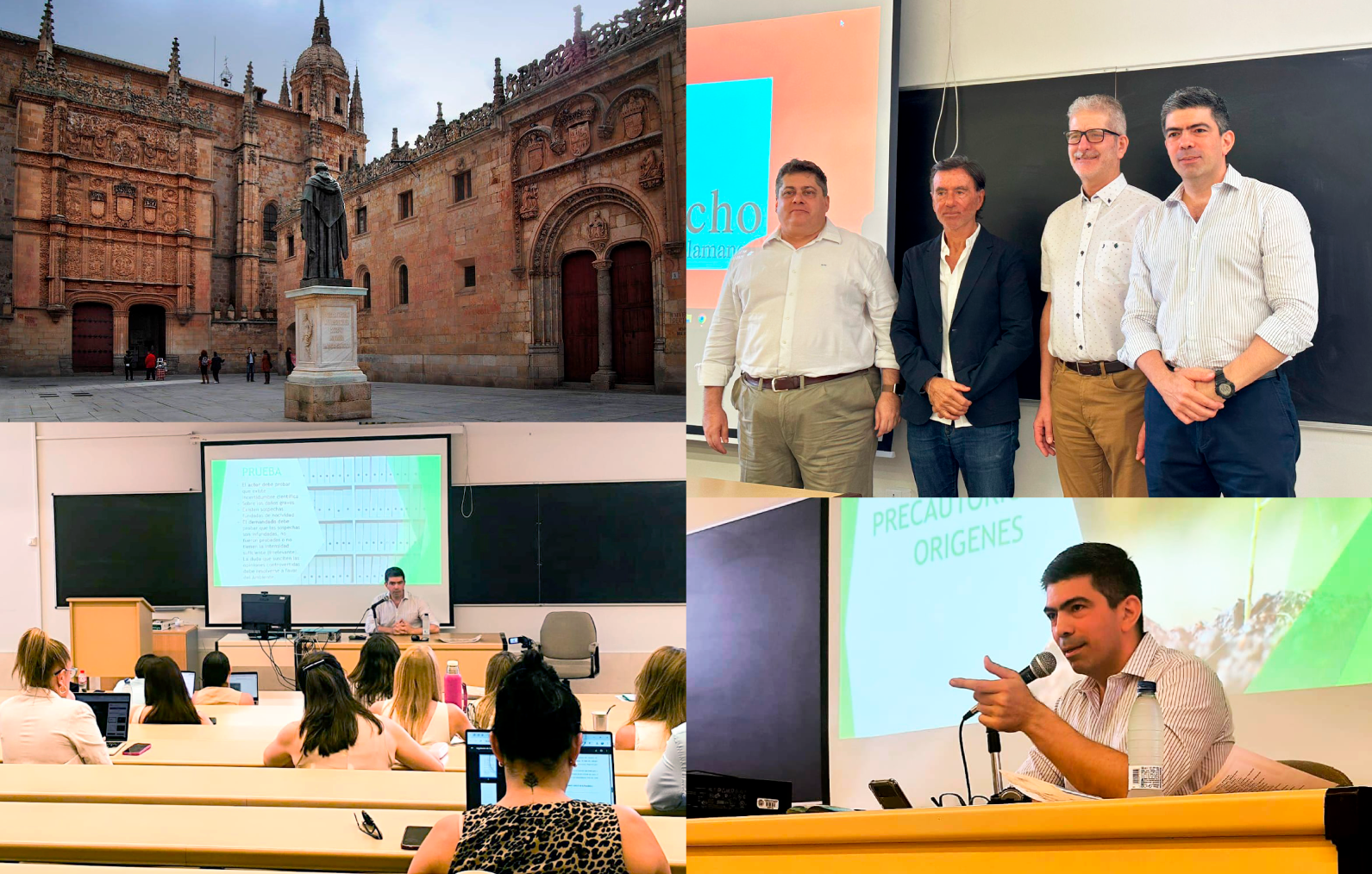 Juan Manuel Díaz disertó en la Universidad de Salamanca