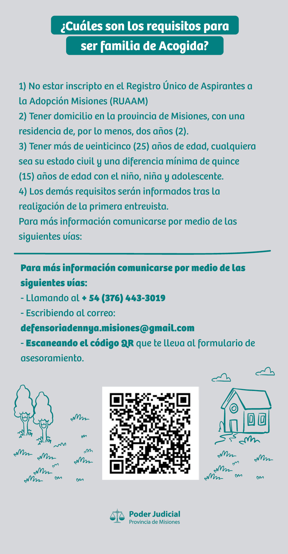 Requisitos para ser Familia de Acogida